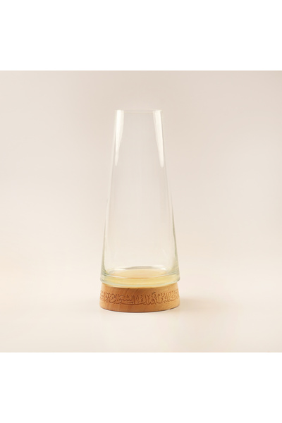 homez مزهرية زجاجية من مجموعة راماس، 25*13*13 سم