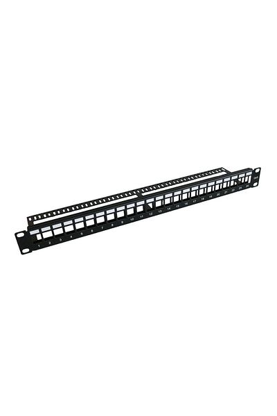 MicroConnect 19" Blank patch panel, 24port, PP-004BLANK
