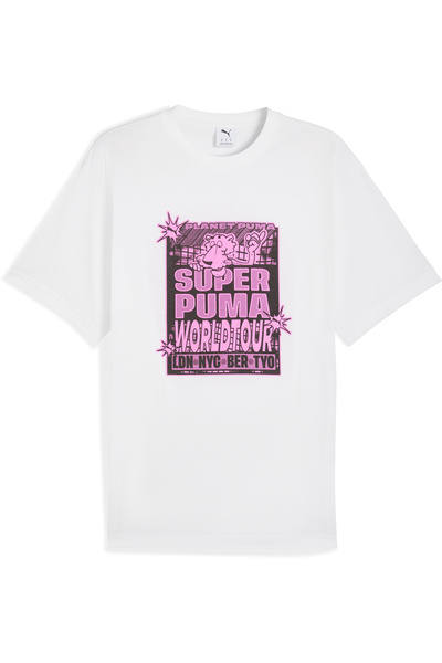 Puma Pánské tričko Graphic SUPER World Tour Relaxed Tee