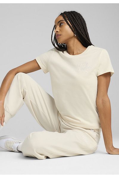 Puma ESS SCRIPT Tee Women