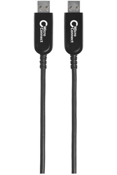 MicroConnect Cablu USB 3.0 A cu fibră optică premium
