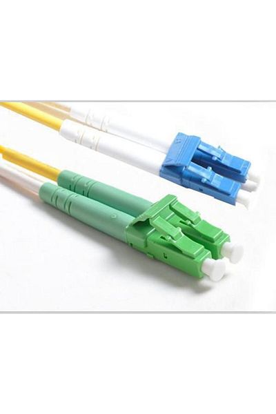 MicroConnect Kabel światłowodowy - LC/UPC-LC/APC 3m OS2 Duplex LSZH Żółty, FIB447003