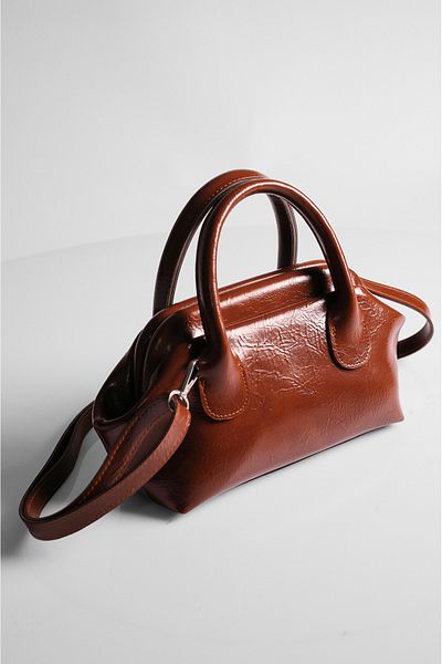 DENSİLA Women's Tan Long Strap Hand and Shoulder Bag