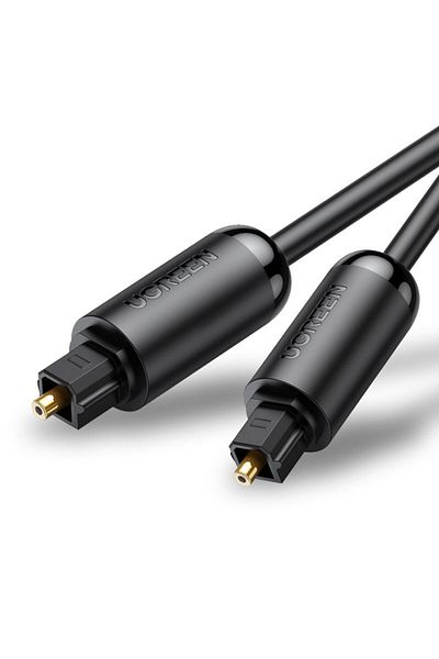 Ugreen Cablu audio optic digital cu fibră optică Toslink SPDIF 1.5m gri