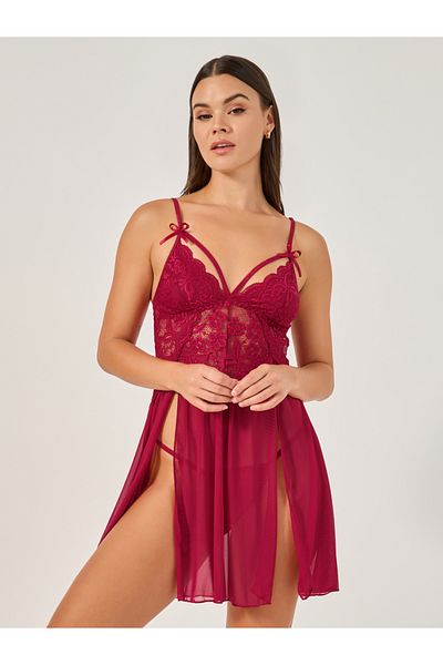 Styli Lace Babydoll Lingerie