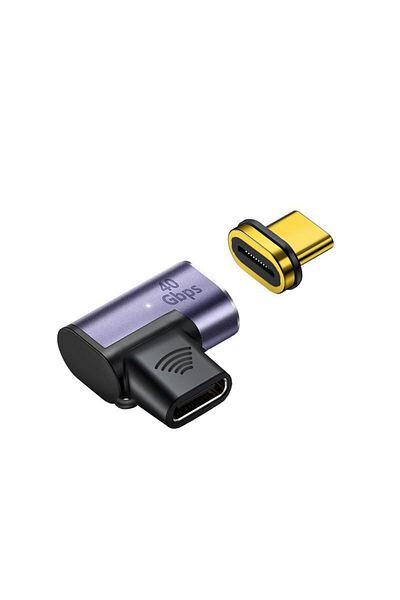 MicroConnect Adapter Magnetic USB4 Gen 3x2 90° 1100903, MC-USB4CCMF-MAGNETIC