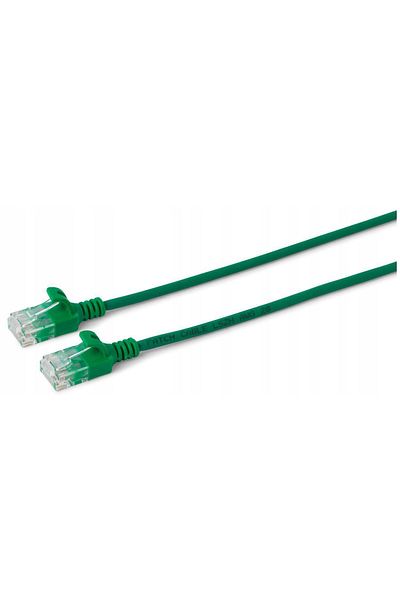 MicroConnect Cablu U/UTP CAT6A Slim 0.5M Verde, V-UTP6A005G-SLIM