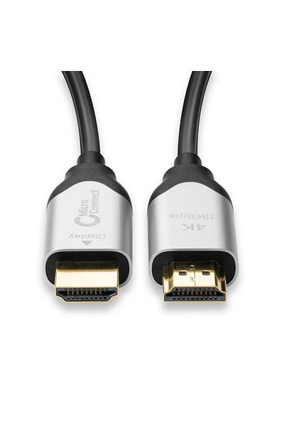 MicroConnect Cablu fibră optică HDMI 2.0 premium, 50 m