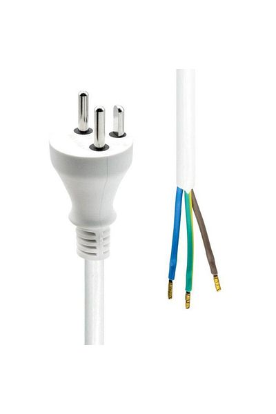 ProXtend Cablu de alimentare DK cu capăt deschis, 3 m, alb, 5P51D77010, PC-KOE-003W-M