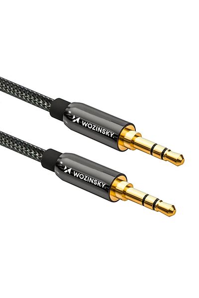 WOZINSKY Cablu AUX mini-jack universal 1,5 m negru