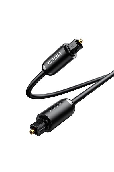 Ugreen Cablu audio optic digital cu fibră optică Toslink SPDIF 1.5m gri
