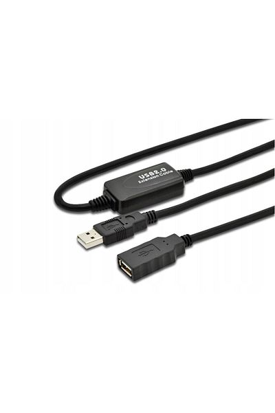 MicroConnect Cablu prelungitor USB 2.0 activ 15m