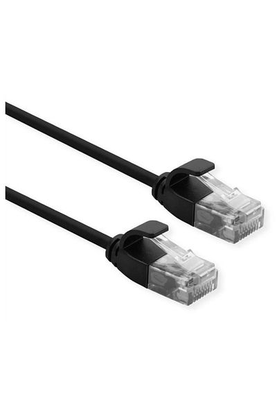 Inna marka Cablu de rețea Roline Cat6A U/UTP negru, 1,5 m, 21.15.3954