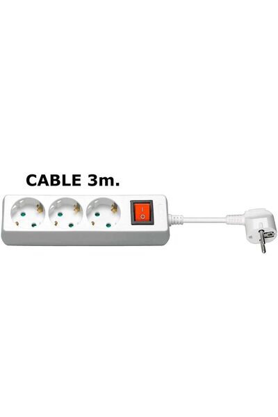 MicroConnect 3 prize Schuko 3M alb
