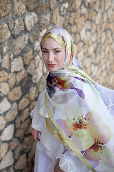 MSCARFS Arûze Pattern Janjan Silk Shawl