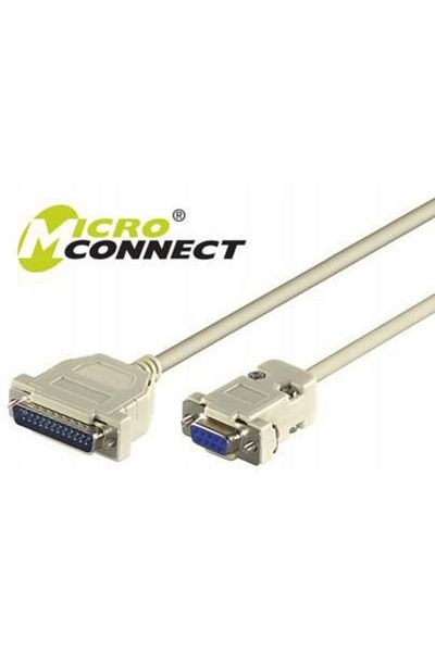 MicroConnect Serial kabel DB9-DB25 3M F/M, IBM029