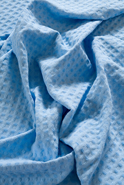 Koza Home Viva 100% Cotton Blue Pique 200X220 2602