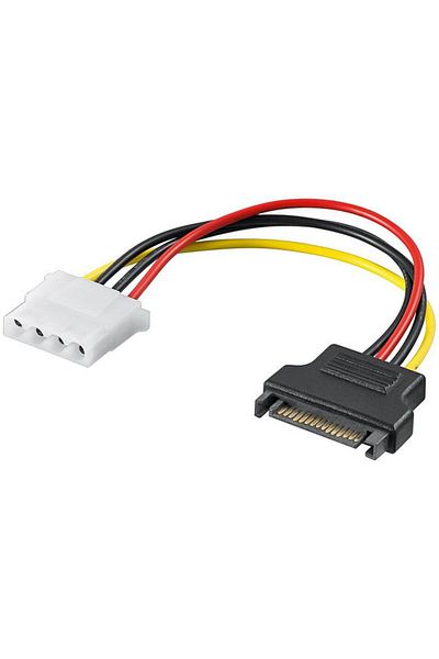 MicroConnect SATA 15 mascul - mamă cu 4 pini