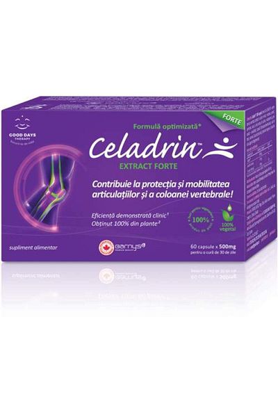 Good Days Therapy Supliment pentru mobilitatea articulatiilor, Celadrin Extract forte, 60 capsule, Good Days Therapy
