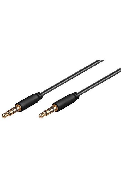 MicroConnect 3.5mm (4-pin stereo) Minijack cienki