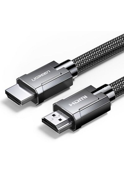Ugreen Kabel przewód HDMI 2.1 8K 4K 3D 48Gbps HDR VRR QMS ALLM eARC QFT 2m szary