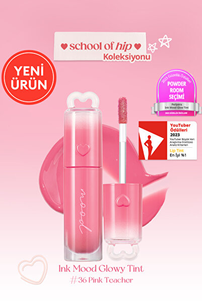 PERIPERA Kalıcı, Pigmentli, Parlak Bitişli Tint Ink Mood Glowy Tint (36 PİNK ...