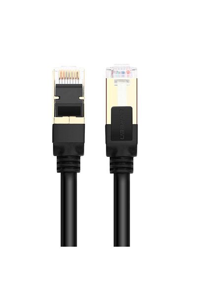 Ugreen Cablu patch LAN RJ45 Cat 7 STP 10Gbps 2m negru