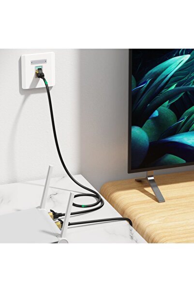 Ugreen Cablu de rețea STP RJ45 Cat. 7, 15 m, negru