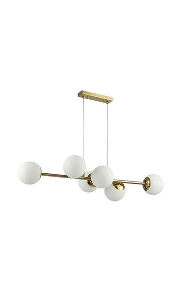 MasterLED Bali 0030-lvt Chandelier, 6xe27, Gold White, Ip20,