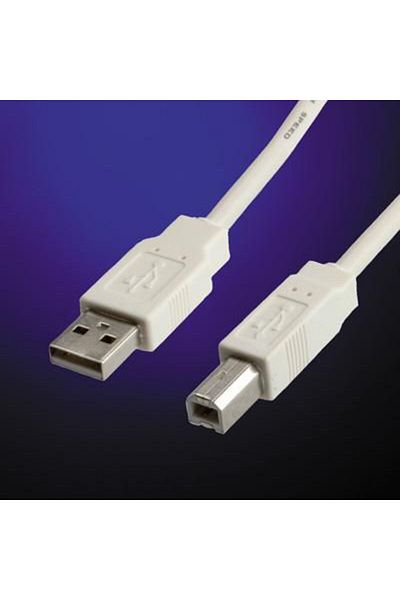 Inna marka Cablu USB 2.0 VALUE, 3 m, USB-A la USB-B, gri, 11.99.8831