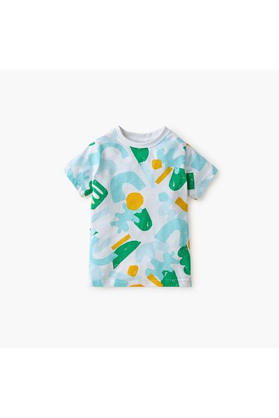 Juniors Printed T-shirt and Shorts Set