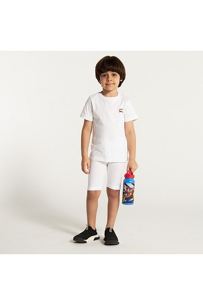 Juniors Solid Cycling Shorts with Elasticised Waistband