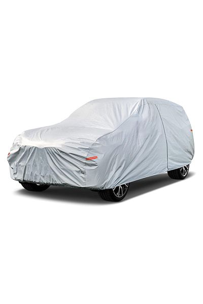 Elindor Premium 6-Layer Car Cover, Waterproof, UV Protection, Universal for SUV, Size L, 475*193*143cm