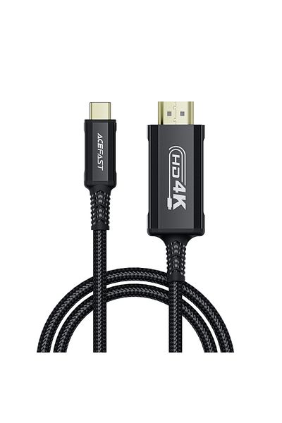Acefast Cablu audio-video USB-C - HDMI 4K 60Hz HDR 1.8m - negru
