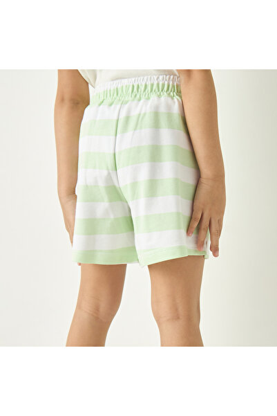 Juniors Striped Shorts with Elasticated Waistband