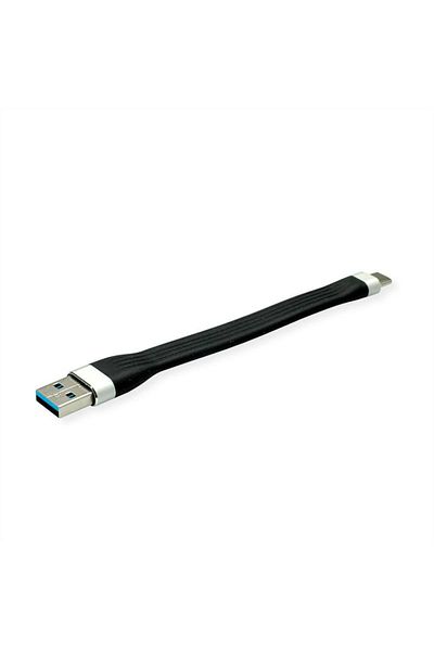 Inna marka Kabel Roline USB 0.11 m USB 3.2 Gen 1 USB A na USB C Czarny, 11.02.9014