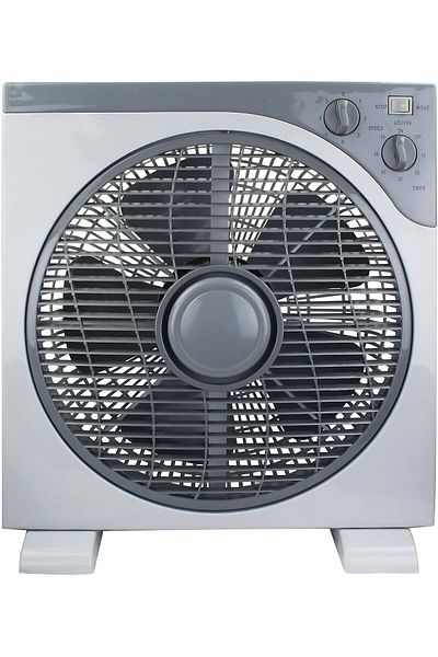 Biki Electric Table Fan 40W with High-Performance Motor, 5 Blades, Timer, and 3 Speed Settings |