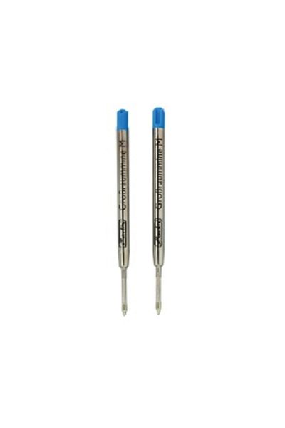Herlitz Parker Style Refills, Material Metal, Ink Color Blue, Set of 2