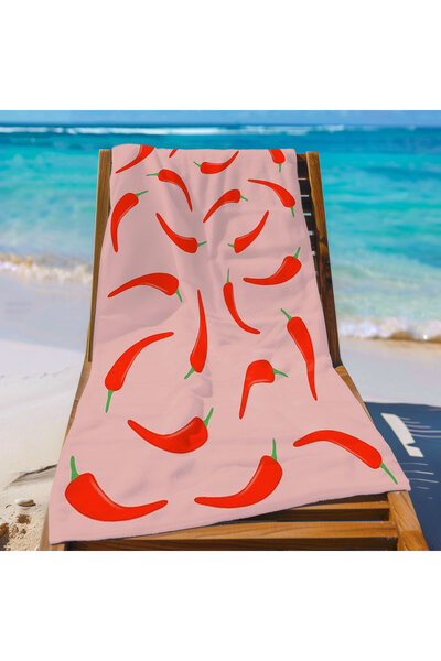 Piloji Beach Towel 75 X 150 cm - Pepper Patterned Beach Towel