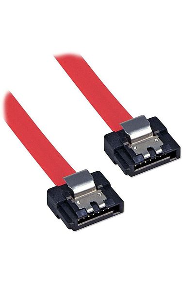 Inna marka Lindy Niskoprofilowy Kabel SATA z zatrzaskiem, 0.2m, 33559