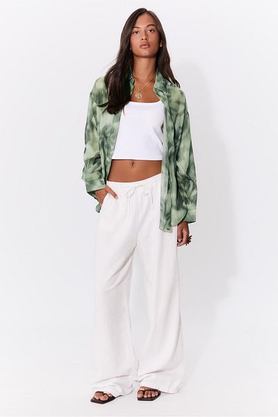 Stradivarius Flowing printed daily shirt
