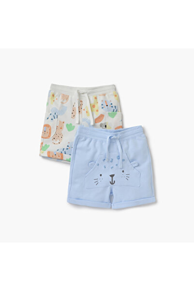 Juniors Animal Print Shorts - Set of 2