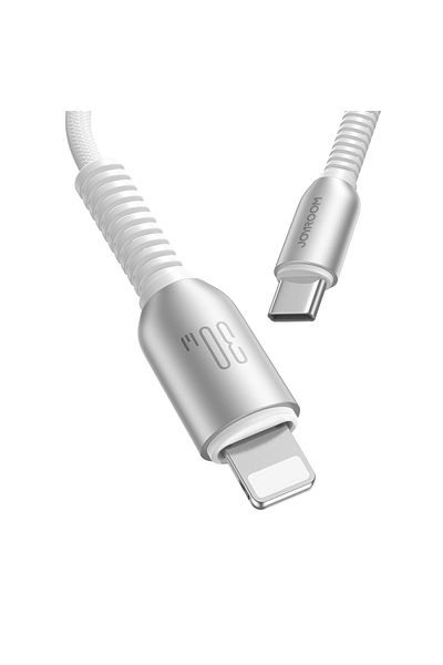Joyroom Cablu USB-C la iPhone Lightning de 30W, seria Cutting-Edge, 1,2 m - Gri