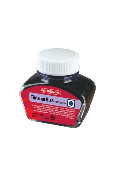 Herlitz Bottle Ink, Material Glass, Color Blue, 30 ml
