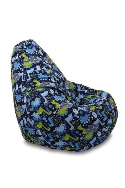 Pufrelax Children's Bean Bag Chair, Nirvana Hobbit, Waterproof, Dinosaur Print, My Little Dinosaur