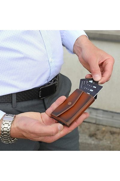 Solo Pelle Unisex Card Holder 798