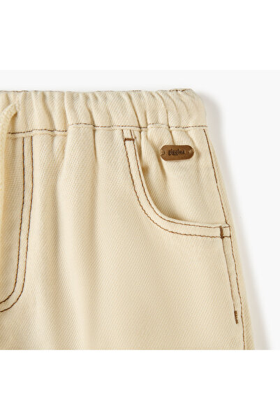 giggles Solid Shorts with Drawstring Closure and Pockets