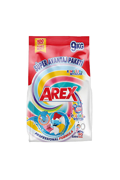 AREX "büyük Ekonomi Paketi ; 18 Kg Toz Çamaşır Deterjanı Color&White, Bulaşık Makinesi Tableti 30 Adet