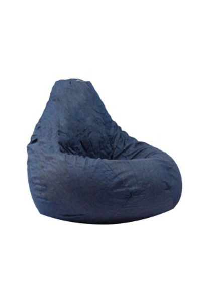 Pufrelax Fotoliu Nirvana Hobbit, Material Textil - Blue Denim