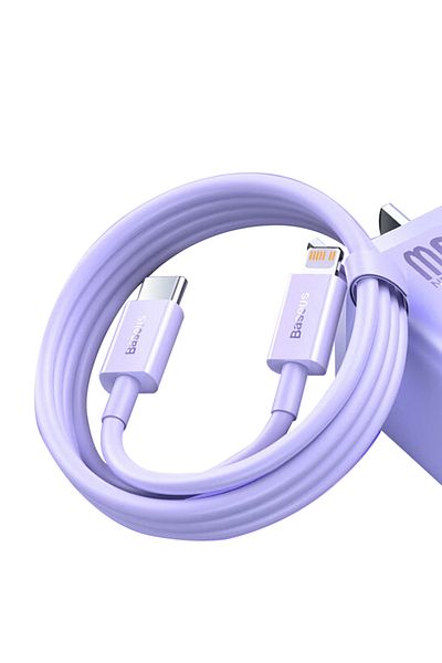 Baseus Cablu de încărcare rapidă iPhone USB-C - Lightning PD 20W 1m violet